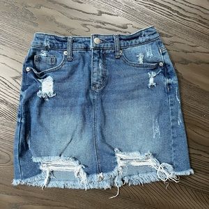 Wild Fable Jean Skirt